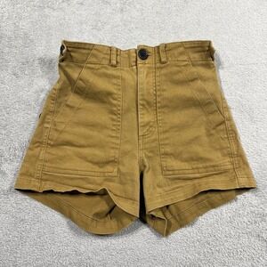 Wondery Outdoors Shorts Womens XXS Brown Utility Hiking Camping Stretch
